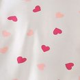 thumbnail image 4 of COMVALUE Baby Girls Fall Pajama Set 3 6 12 18 24 Months 3T 4T 5T 6T Heart Print Crew Neck Long Sleeve Top and Matching Sleep Pants, 4 of 4