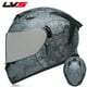 thumbnail image 3 of Accesorios para motocicletas Capacete de moto Casco de motocicleta con certificación DOT Lentes dobles Protección UV Para hombres y mujeres 702, 3 of 5