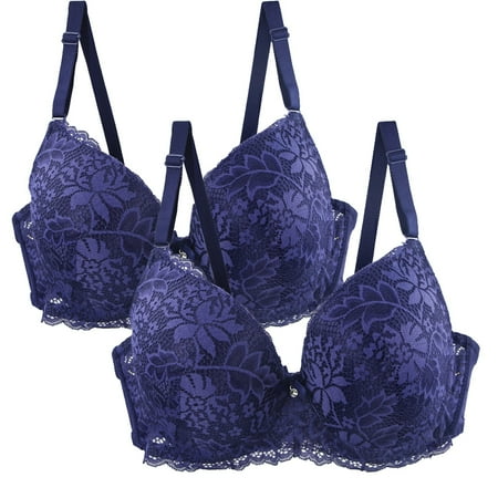 Lisbinx Bras for Women Full Coverage Women s Sexy Seamless Push Up Lace Sports Bra Comfortable Breathable Base Tops Underwear On-Trend Low Spend