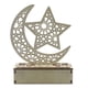 thumbnail image 1 of Artesanías de madera LED de madera ahuecada Moon Light Table Supplies Home Party Festival Decoración, 1 of 8