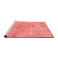 thumbnail image 2 of Ahgly Company Machine Washable Indoor Rectangle Abstract Red Modern Area Rugs, 5' x 8', 2 of 4