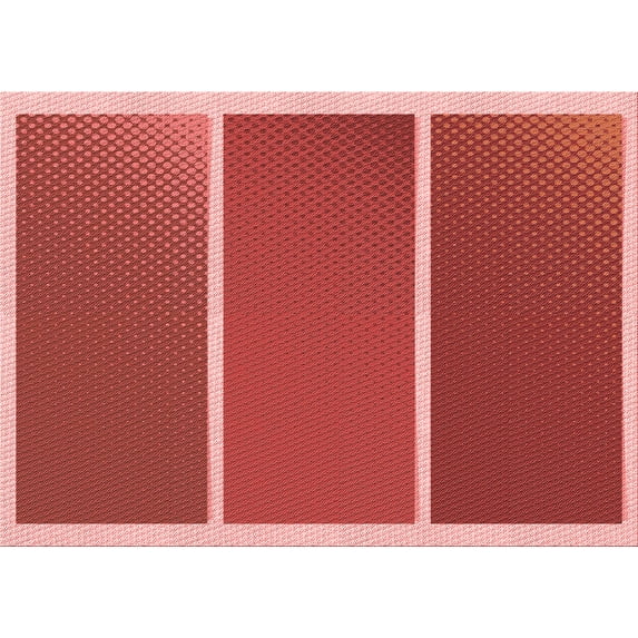 Ahgly Company Indoor Rectangle Patterned Love Red Area Rugs, 8' x 12'