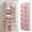 Baby Pink, variant on UPGRADED 6 Tiers Over The Door Organizer Hanging - 100D EXTRA THICK & 50lbs HUGE CAPACITY, 12 Side Mesh Pockets Over The Door Shoe Organizer, Hanging Closet Organizer (Dark Gray, 1pc)