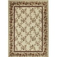 thumbnail image 3 of Radici Usa Como Area Rug 1590 Traditional Ivory Petals Leaves 5' 5" x 7' 7" Rectangle, 3 of 3