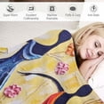 thumbnail image 3 of PRATYUS Dancing Women Throw Blanket for Couch Sofa Bed Office Decor All Seasons Soft Plush Blanket 60x80in, 3 of 6