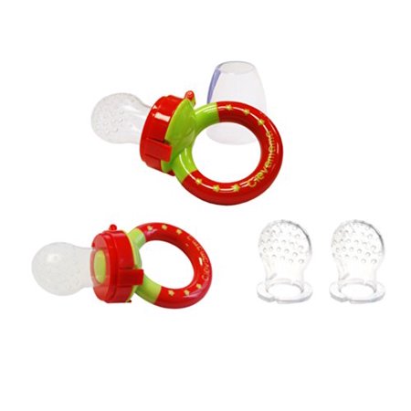 Clevafeed Silicone Food Feeder With Extra Nipple 2 Pack Walmart
