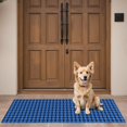 thumbnail image 4 of Blue Black Geometric Pattern Door Rugs,Washable Non Slip Door Mats Indoor,Decorative Door Mats,Entry Mat Indoor for Entrance,Bedroom,Kitchen,Bathroom,16"x47", 4 of 6