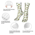 thumbnail image 3 of KLL Avocado Friends Print Womens Crew Socks Athletic Middle Tube Long Socks Novelty Socks Gifts For Men, 3 of 7