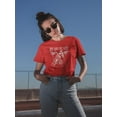 thumbnail image 2 of Ride And Live Today Art Shaped T-Shirt Women -Image by Shutterstock, Female 3X-Large, 2 of 4