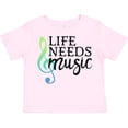 thumbnail image 3 of Inktastic Life Needs Music- ocean colors Boys or Girls Toddler T-Shirt, 3 of 5