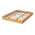 thumbnail image 2 of Yeshouse Cama de plataforma de madera maciza con listones de madera resistentes, estructura de cama de pie, diseño minimalista moderno, ahorra espacio, no necesita somier, fácil de montar, 2 of 7