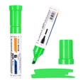 thumbnail image 1 of Uxcell Poster Markers, 2Pcs Large Capacity Permanent Huge Banners Posters Markers Bold Thick Chisel Tip Pen for Painting Drawing on Plastic Glass Wood Fabric, Light Green(0.2" Tip Width), 1 of 7