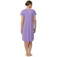 thumbnail image 4 of Aria Women's Raglan Sleeve Scoop Neck 40" Nightgown, Sizes XS to 5X, 4 of 6
