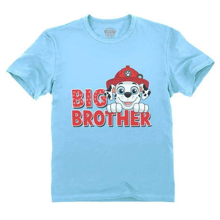

Paw Patrol Marshall Big Brother Shirt Boys Big Bro Outfit Toddler Kids T-Shirt 5T California Blue