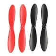 thumbnail image 2 of 212 Main A0B00HGW4W7M-US Hubsan X4 H107C RC Quadcopter Rotor Blade Propellers Props Set - Red & Black, 2 of 3