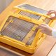 thumbnail image 4 of CAJA DE ALMACENAMENTO DE ROPA TRANSPARENTE CON APERTURA DE 4 VÍAS, DISERO DE POLEA INFERIOR, CONTENIDOR DE PLÁSTICO PET PARA UNA VISTA CLARA, FÁCIL ACCESO,, 4 of 6