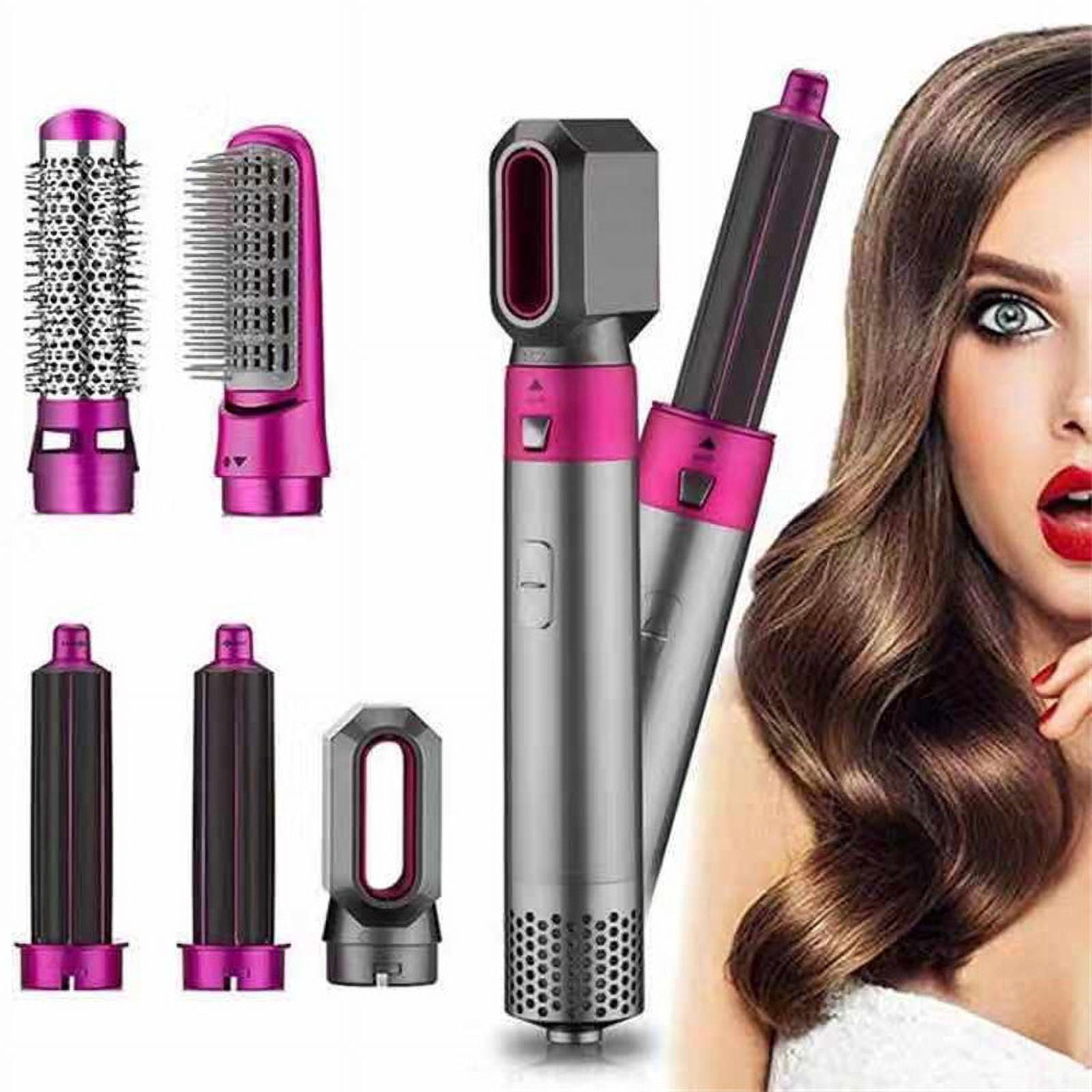 Magic Styler 4-in-1 Airstyler, Magicstyler Air Styler, Curling Iron Brush Air Curler Air Styler Wrap, Auto Wrap Curlers, Multi Hair Styler for Fast Hairstyle (Purpl)