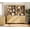 Oak, variant on WAMPAT Modern 71" Tall Bookcase with 6 Drawers, 2 Columns 3-Tier,Oak Brown