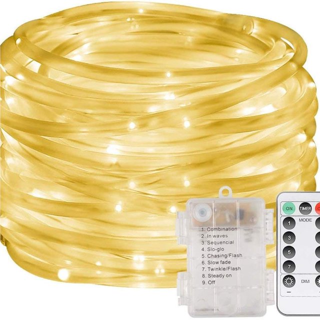 Bearachild LED con Control remoto, diseño de escena del hogar, lámpara de tubo alimentada por , iluminación, decoración, suministros para Iluminación y accesorios Blanco cálido