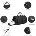 thumbnail image 3 of Bolsa de ropa seyfocnia para viaje, convertible, equipaje de mano, negra, 3 of 7