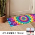 thumbnail image 3 of Rainbow Tie Dye Radial Pattern Door Rugs,Washable Non Slip Door Mats Indoor,Decorative Door Mats,Entry Mat Indoor for Entrance,Bedroom,Kitchen,Bathroom,16"x47", 3 of 6