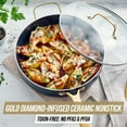 thumbnail image 3 of Blue Diamond Gold 4QT Sauté Pan, 3 of 12
