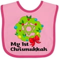 thumbnail image 3 of Inktastic My First Chrismukkah Boys or Girls Baby Bib, 3 of 4