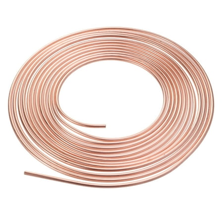 3/16 inch Car Brake Line Copper Plated Liquid Fuel Gas Cable - 25 inch Long