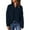 Navy, variant on Duoif Women's Sweaters Women's Long Sleeve Turtleneck - 1/4 Zip Pullover Sweater Fall Sweaters for Women Coffee L