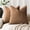 Bronze-16" x 16" (Pack of 2), variant on Pack Of 2 Soft Textured Throw Decorative Pillow Covers Square Accent Solid Cushion Cover Cozy Farmhouse Case With Zipper For Couch Sofa Bedroom Living Room 16x16 Inch Charcoal