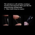 thumbnail image 4 of Uñas postizas transparentes mate, efecto natural sin rastros, 10 tamaños en 240 piezas por caja, modelo WH-06, ideal para manicura en casa., 4 of 6
