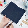 thumbnail image 3 of Jeans Iron on Patches 59x8.7 inch Extra Large Patches for Jeans 0.3mm Thick Denim Patch with Thread Button Clip and Needle Midnight Blue, 3 of 6