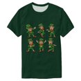 thumbnail image 1 of Blusa de moda Saint Patrick Impreso Casual Moda Todo-fósforo Camiseta de manga corta Tops Pompotops  oipoqjl5696, 1 of 3