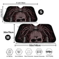 thumbnail image 2 of Goofa Spider with Skull Printed Car Windshield Sunshade,Foldable Reflective Sun Visor,UV Protection Heat Blocker Sunshade,Car Cooling Accessory-Small, 2 of 7