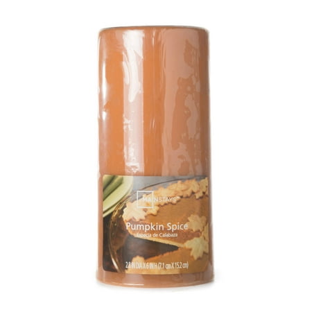 Mainstays Scented Pillar Candle – Pumpkin Spice, 6 inch –