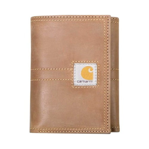 Carhartt Men's Carhartt Legacy Trifold Full Grain Leather Wallet