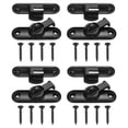 thumbnail image 1 of Uxcell 4-Pack Flip Latch Gate Latch, Cerradura deslizante de puerta de granero de 3 pulgadas, cerraduras deslizantes de 90/180 grados [Negro], 1 of 7