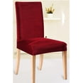 thumbnail image 2 of Color Estiramiento Comedor Silla Asiento Cubierta Protector para Banquete de Boda Decoración de Partido Vino rojo Baoblaze Fundas de silla, 2 of 8
