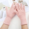 thumbnail image 6 of BKQCNKM Gloves for Cold Weather Winter Gloves Fashion Touchscreen Texting Gloves Outdoor Men Women Warm Knit Winter Mittens Gloves Solid Golves Winter Gloves Women, Pink One Size, 6 of 9