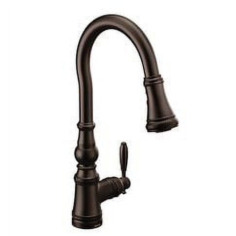 Moen S73004Orb Rubbed Bronze One-Handle Pulldown Kitchen Faucet