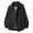 Black, variant on Men's Jacket – Classic Windbreaker Nylon Water Resistance Relaxed Fit Snaps Blank Coat