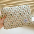 thumbnail image 6 of Computer Bag Zipper Flower Laptop Sleeve for 14in Notebook (Green Flower 5 S), 6 of 9