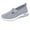 Gray, variant on TKYCMSUAKI Women's Athletic Walking Shoes Slip On Casual Mesh-Comfortable Tennis Workout Sneakers Fashion Sock Sneakers Sports Workout Gym Shoes for Running