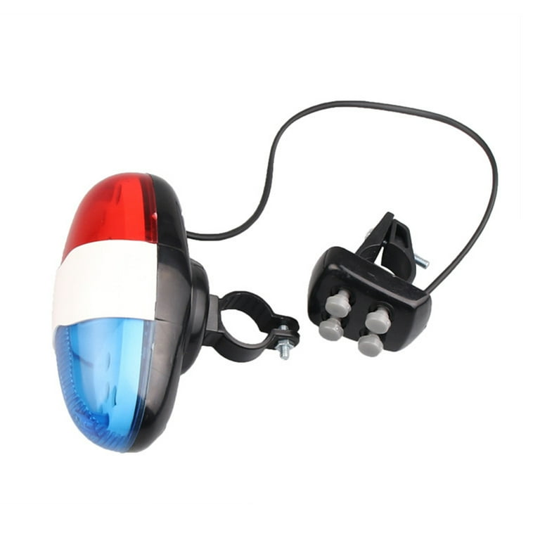 Fyeme Bicycle Police Lights and Siren, Bicycle Police Sound Light, Bicycle  Police Siren Bell, Electronic Horn Bike Led Light Present for Your Children  ( Batteries Not Included) 