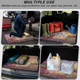 thumbnail image 3 of XYZCANDO White Horse Florals Pet Trunk Mat 29" x 39", Waterproof Stitched Edge Cargo Liner with Non-Slip Backing, Easy-Clean Durable Carpet for SUVs, Sedans and Trucks, 3 of 7