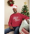 thumbnail image 2 of Let It Snow Christmas Holiday Men's Sweatshirt, 2 of 4