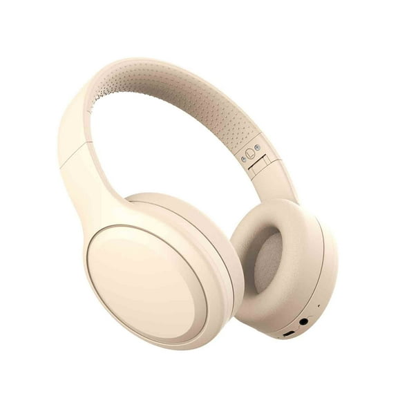 Active Noise Cancelling Headphones, Over Ear Bluetooth 6.0 Wireless Headphones, 50H Playtime, Deep Bass, HiFi Stereo Sound,Beige