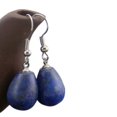 thumbnail image 3 of Pendientes colgantes con forma de de piedras de natural con , Cyan Yinane Pendientes de piedras preciosas Waterdop, 3 of 6