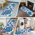 thumbnail image 5 of Blue Boho Floral 2'x6' Runner Rugs for Hallway Kitchen Bedside Non Slip Washable, Abstract Art Paisley Flower Entryway Rug Runners with Rubber Backing, Long Carpet Runner for Laundry Room, 5 of 8
