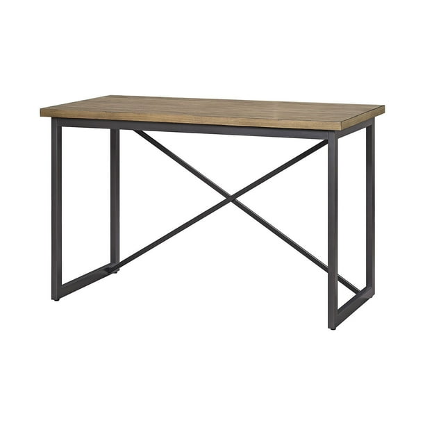 Bennett Industrial Style Writing Desk with Metal Frame